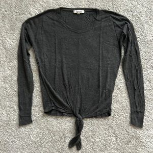 Madewell top with tie
